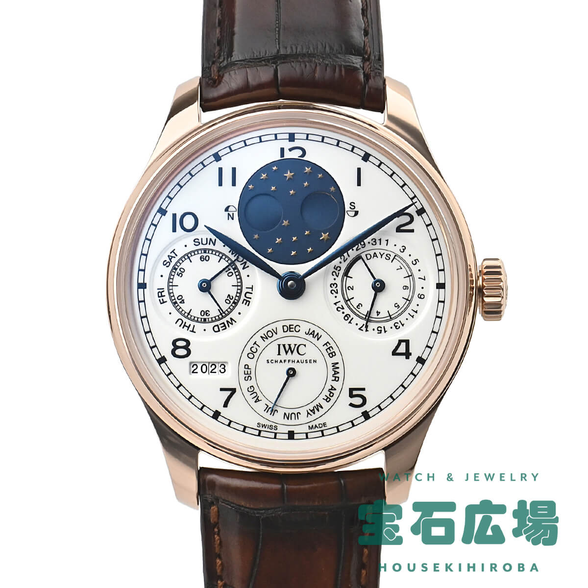 IWC アイダブリューシー ポルトギーゼ パーペチュアルカレンダー 創立150周年記念 限定250本 IW503405 中古 メンズ 腕時計