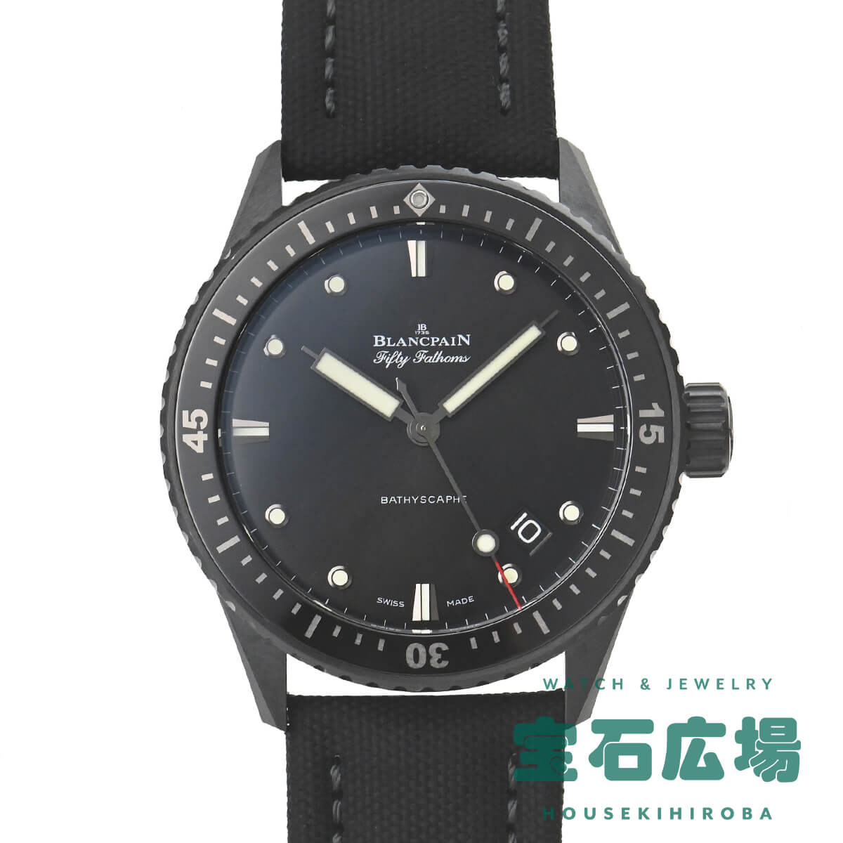 ブランパン BLANCPAIN フィフティファゾムス バチスカーフ 5000-0130-B52A 中古 メンズ 腕時計｜houseki-h