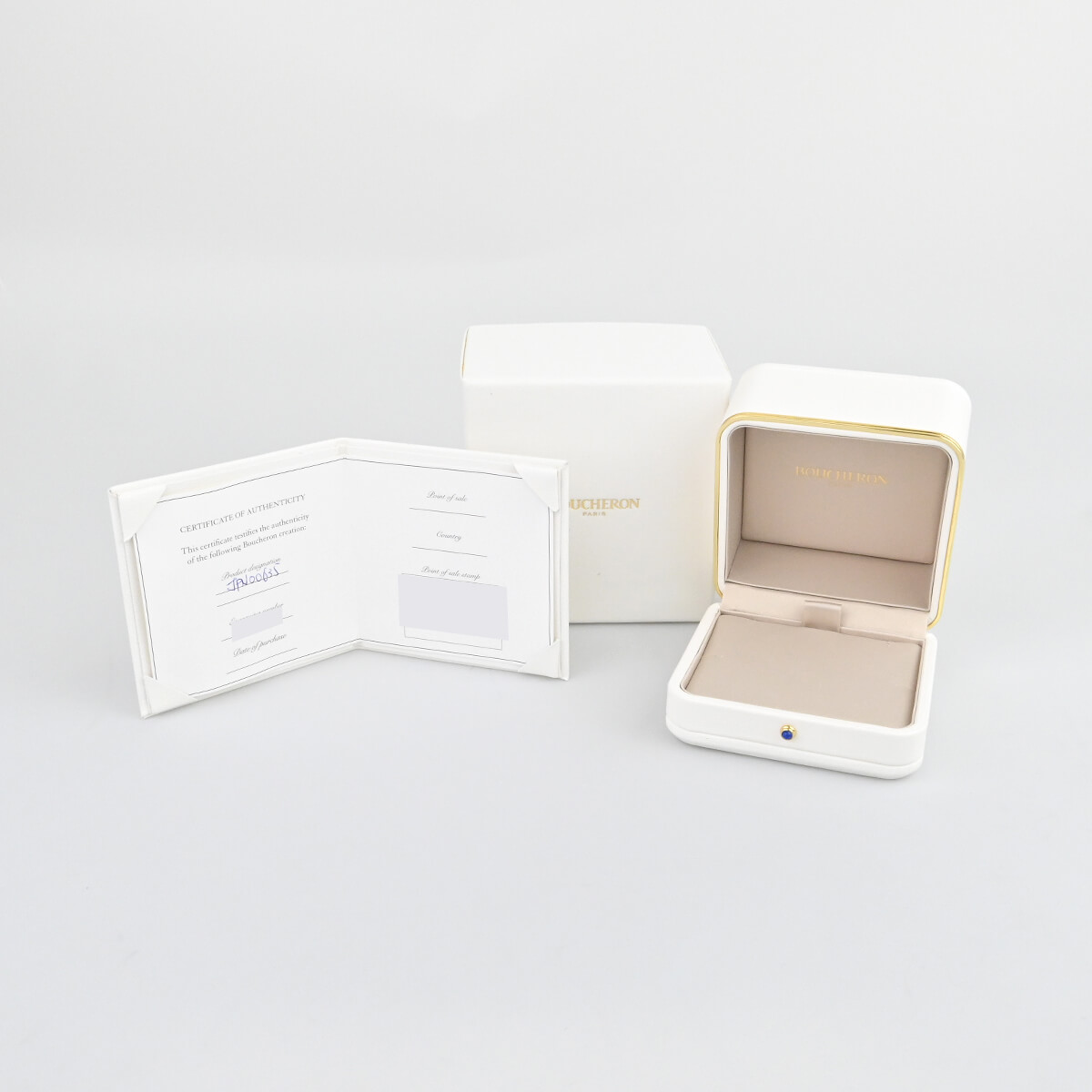 BOUCHERON ブシュロン キャトル ブルー（スモール） 1Pダイヤ