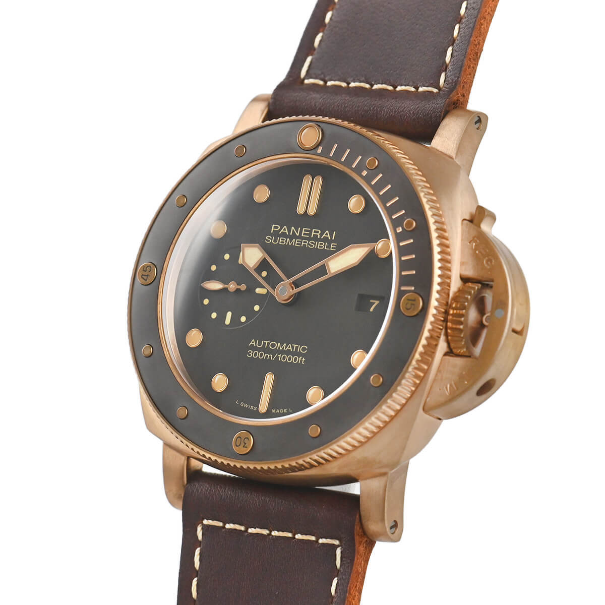 パネライ PANERAI サブマーシブル ブロンゾ PAM00968 中古 未使用品 メンズ 腕時計｜houseki-h｜02