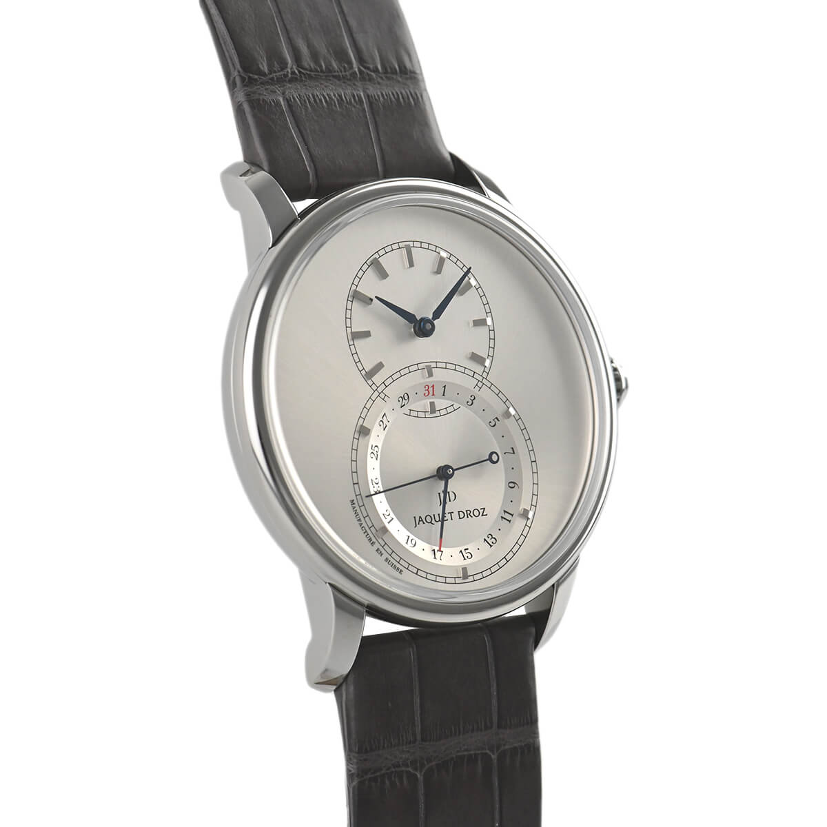 ジャケ ドロー JAQUET DROZ グランセコンド カンティエーム サテンブラッシュ J007030247 中古 メンズ 腕時計｜houseki-h｜03