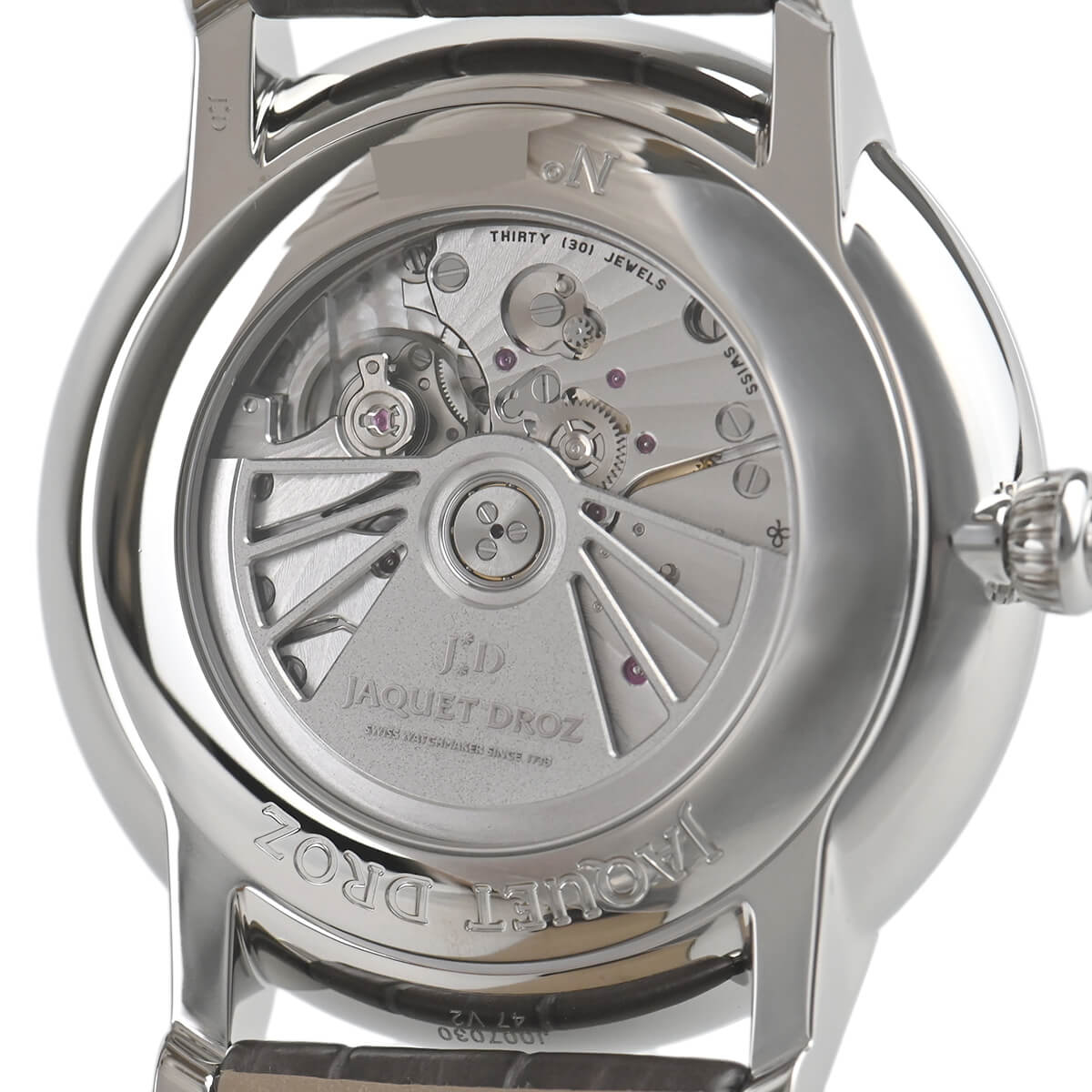 ジャケ ドロー JAQUET DROZ グランセコンド カンティエーム サテンブラッシュ J007030247 中古 メンズ 腕時計｜houseki-h｜07