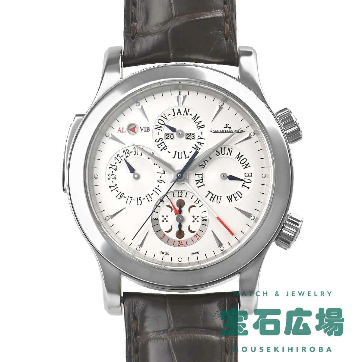 ジャガー・ルクルト JAEGER LECOULTRE マスターグランドレヴェイユ Q163842A 中古 メンズ 腕時計