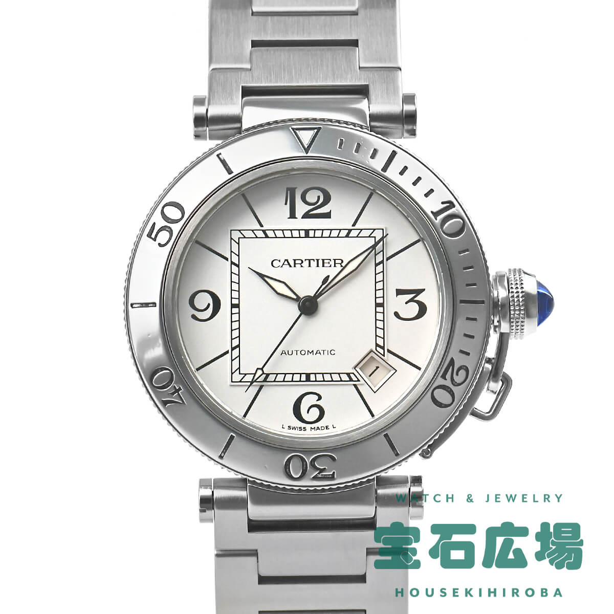 カルティエ Cartier パシャ シータイマー W31080M7 中古 メンズ 腕時計