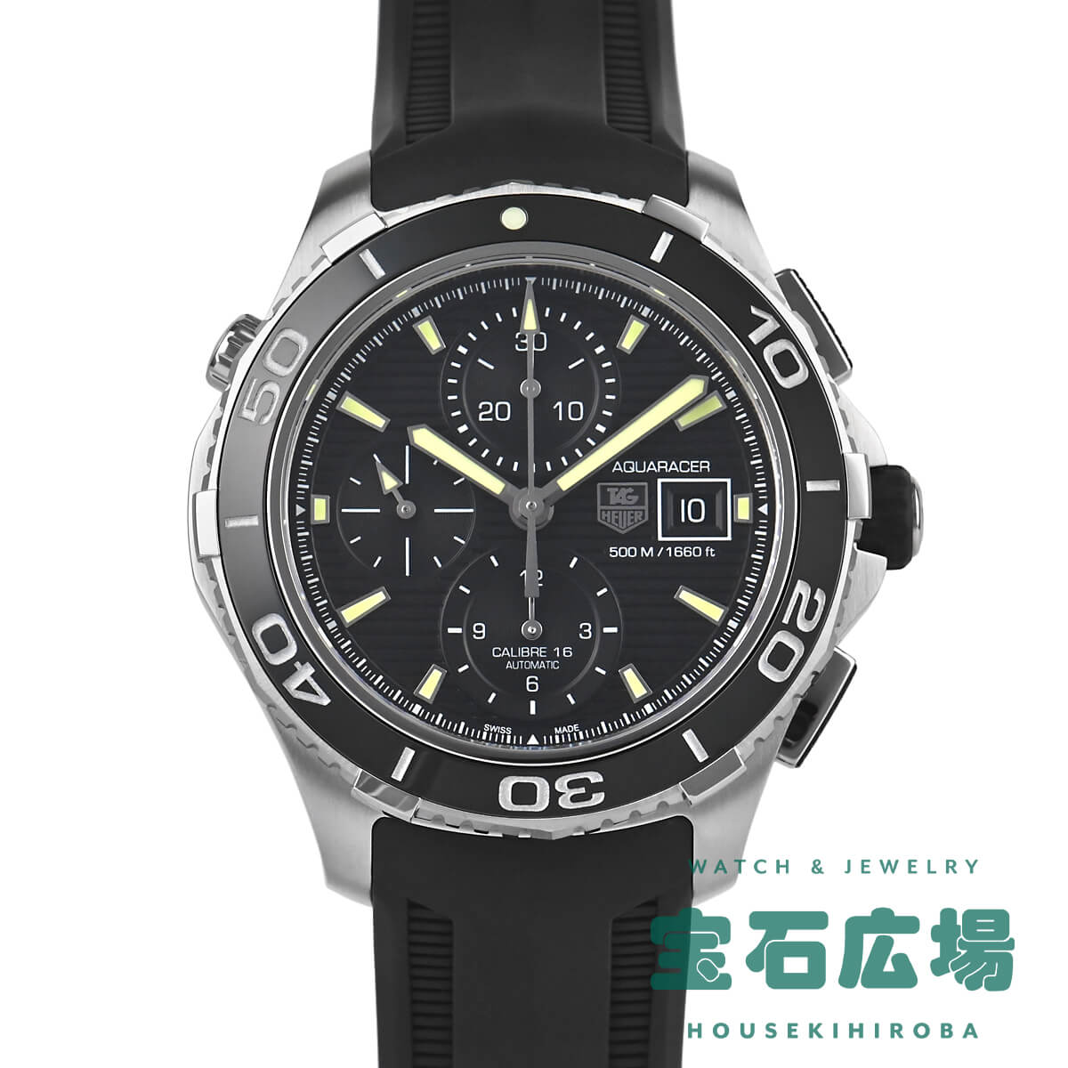 タグ・ホイヤー TAG Heuer アクアレーサー 500M クロノグラフセラミック CAK2111.FT8019 中古 未使用品 メンズ 腕時計 :  620971001 : 宝石広場ヤフー店 - 通販 - Yahoo!ショッピング