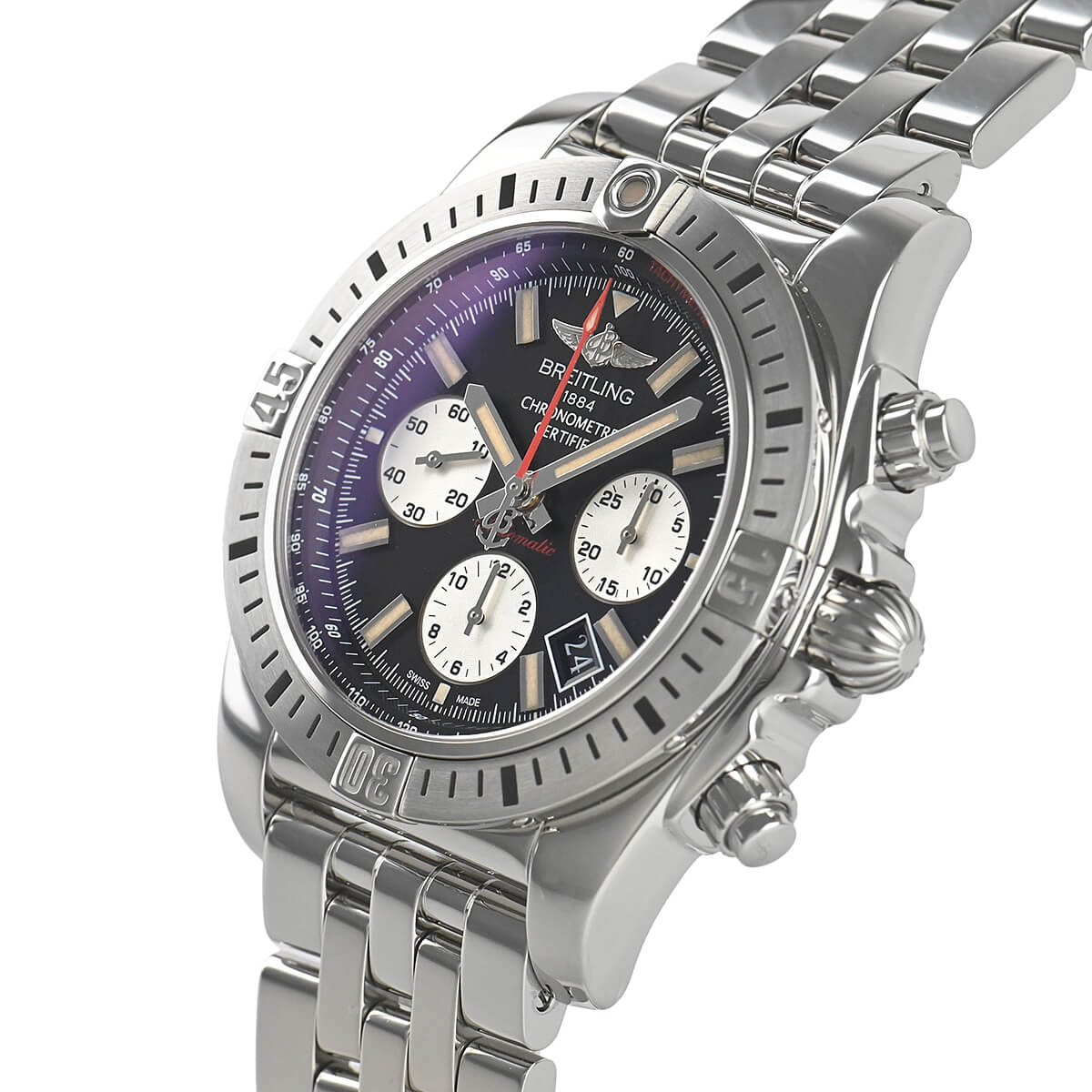 ブライトリング BREITLING クロノマット44 エアボーン クロノマット誕生30周年記念 A005B13PA(AB0115) 中古 メンズ  腕時計 : 621673001 : 宝石広場ヤフー店 - 通販 - Yahoo!ショッピング