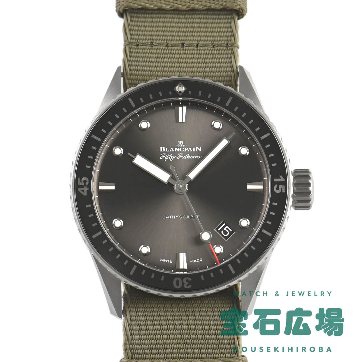 ブランパン BLANCPAIN フィフティファゾムス バチスカーフ 5000-1110-NAKA 中古 メンズ 腕時計｜houseki-h