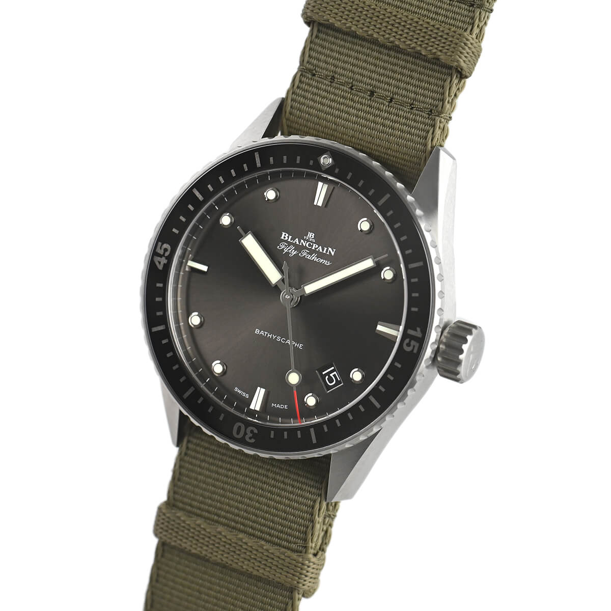 ブランパン BLANCPAIN フィフティファゾムス バチスカーフ 5000-1110-NAKA 中古 メンズ 腕時計｜houseki-h｜02