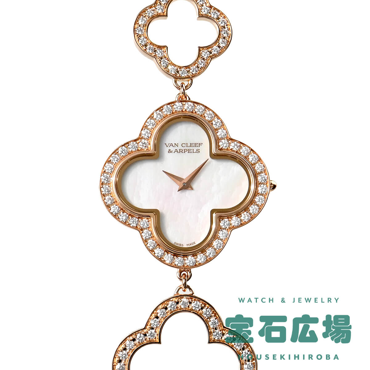 中古 ヴァン クリーフ&amp;アーペル Van Cleef &amp; Arpels VCARN5HZ00 ブラック レディース 腕時計 楽天市場】ヴァンクリーフ&アーペル - アルハンブラ ミディアム | VAN