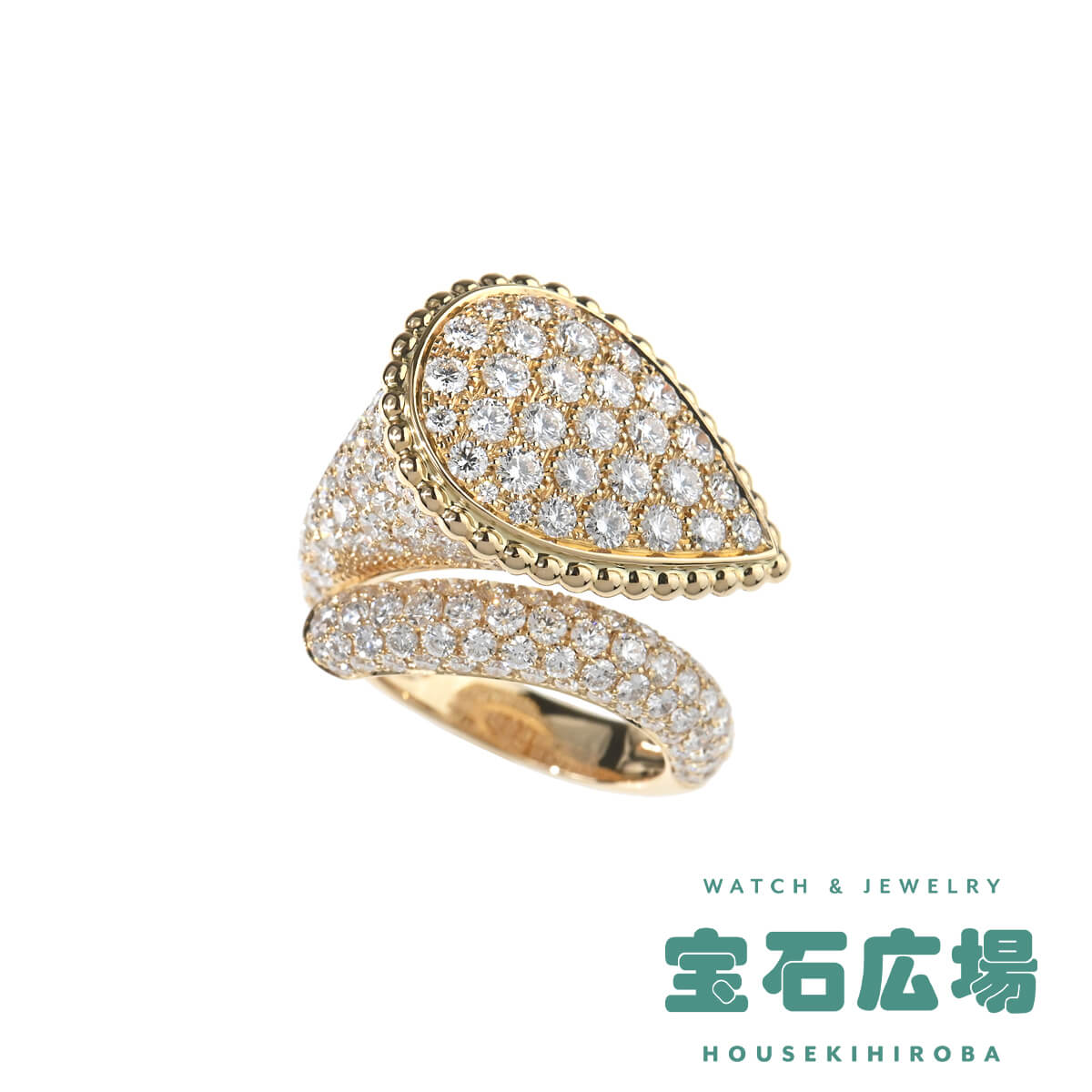 ブシュロン BOUCHERON セルパンボエム（ラージ）フルパヴェダイヤ リング JRG02571 中古 レディース ジュエリー :622329001:宝石広場ヤフー店