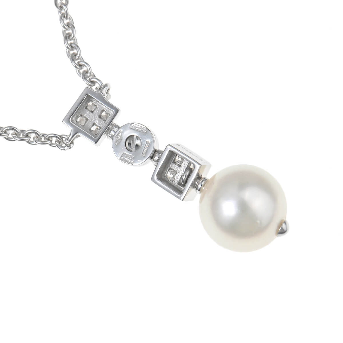 BVLGARI（ブルガリ） ルチア パール・ダイヤ ドロップネックレス 