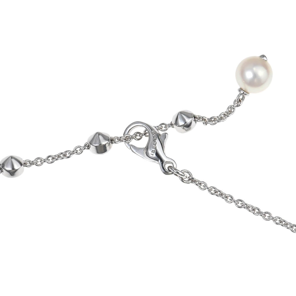 BVLGARI ブルガリ ルチア パール・ダイヤ ドロップネックレス 334308  