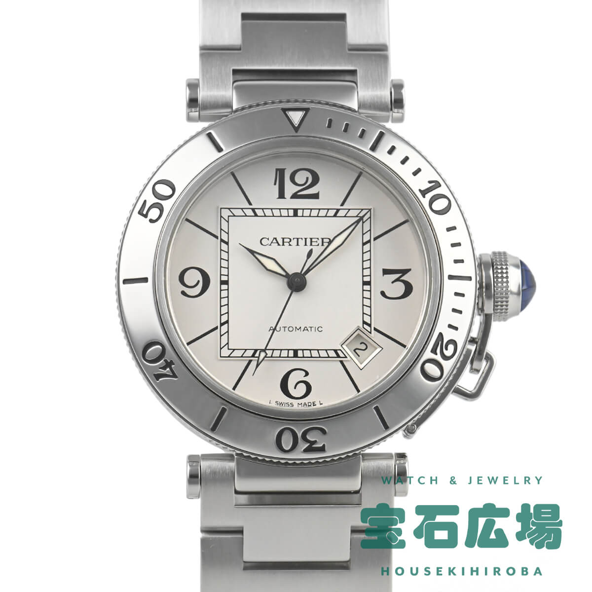 カルティエ Cartier パシャ シータイマー W31080M7 中古 メンズ 腕時計