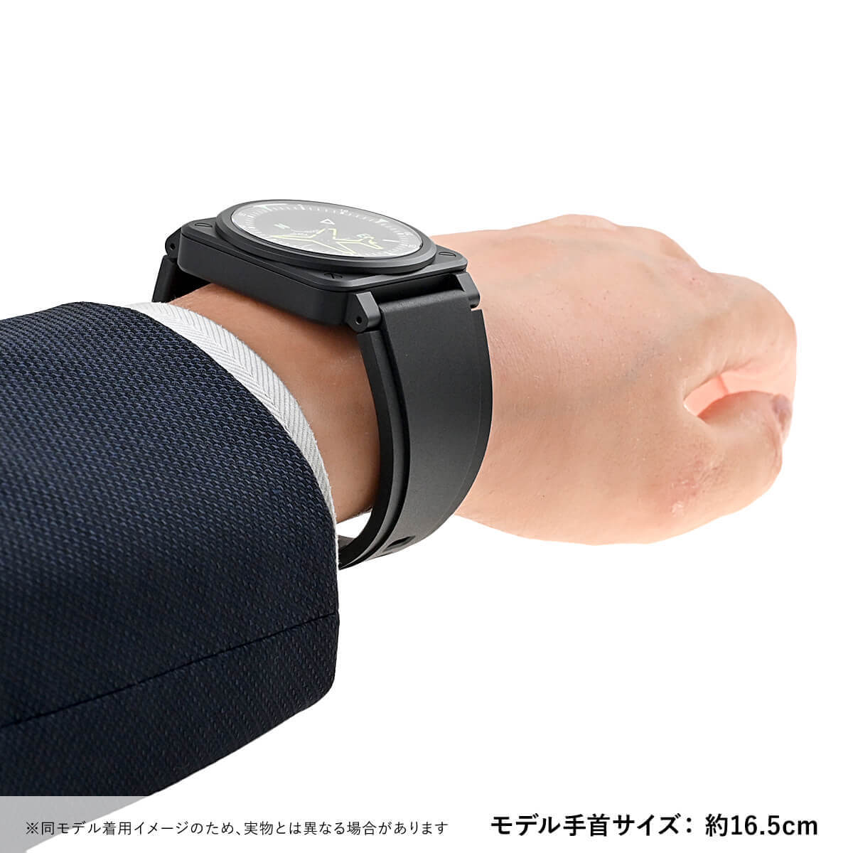 ベル＆ロス BELL & ROSS BR03 GYRO COMPASS 限定生産999本 BR03A-CPS-CE/SRB 中古 極美品 メンズ 腕時計｜houseki-h｜08