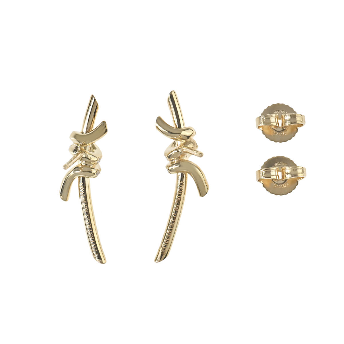 TIFFANY&Co.（ティファニー） ノット ダイヤ ピアス 69346464 新品