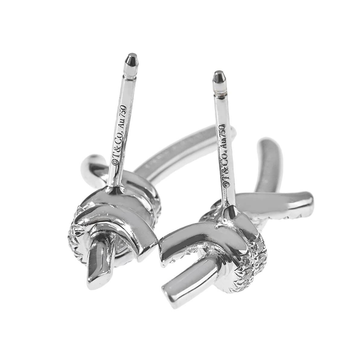 TIFFANY&Co.（ティファニー） ノット ダイヤ ピアス 70300427 新品