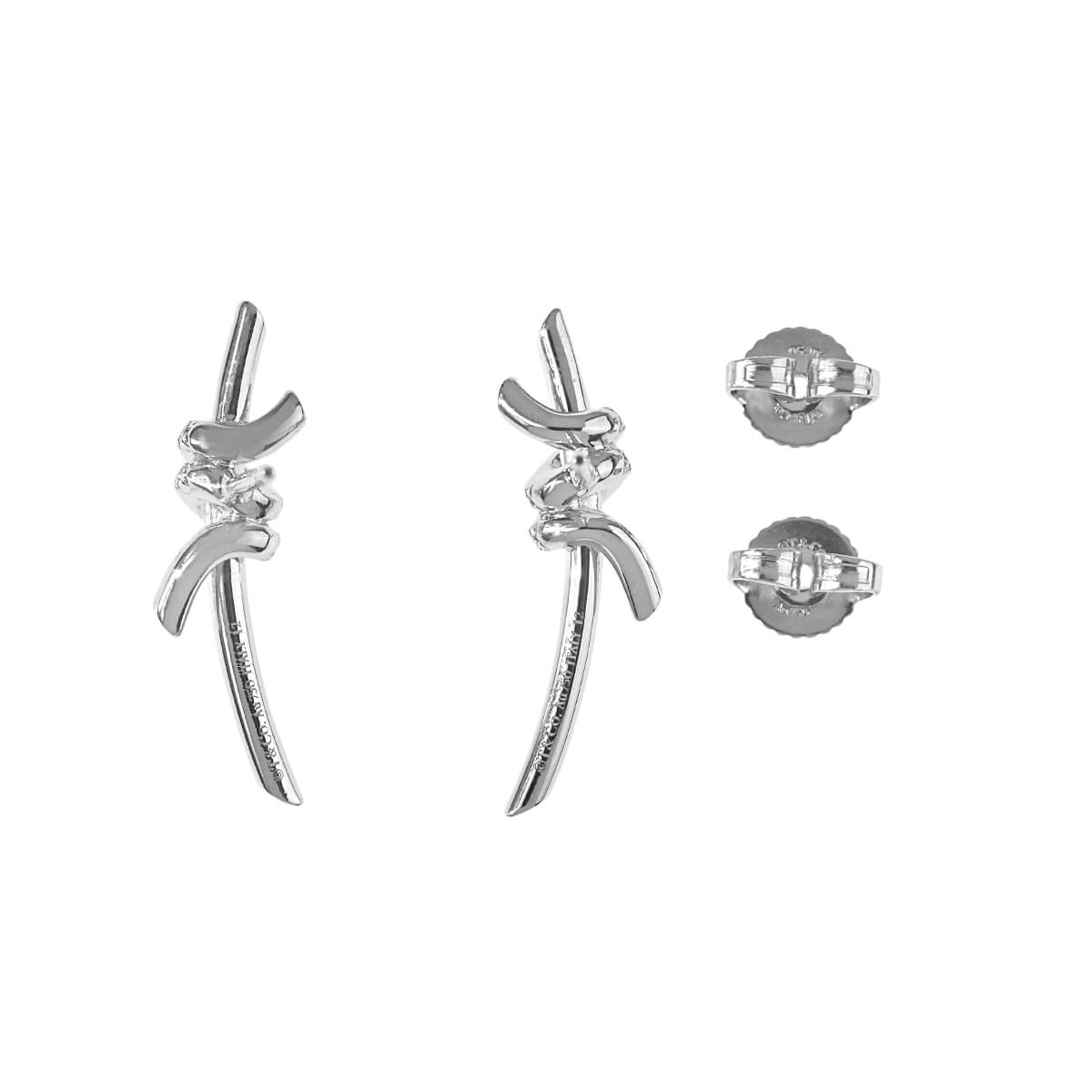 TIFFANY&Co.（ティファニー） ノット ダイヤ ピアス 70300427 新品