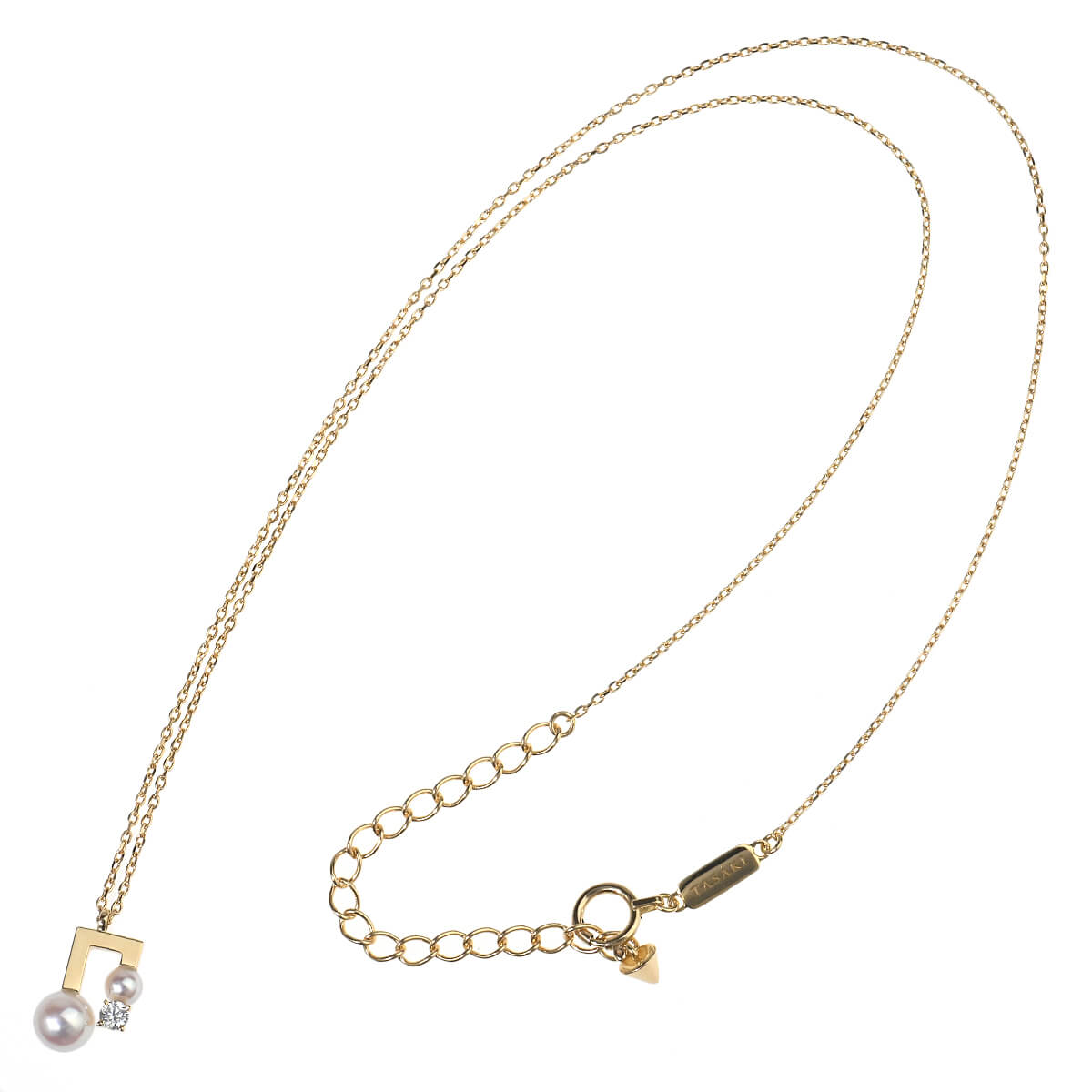 タサキ TASAKI プチ バランス ノート 2Pパール・ダイヤ