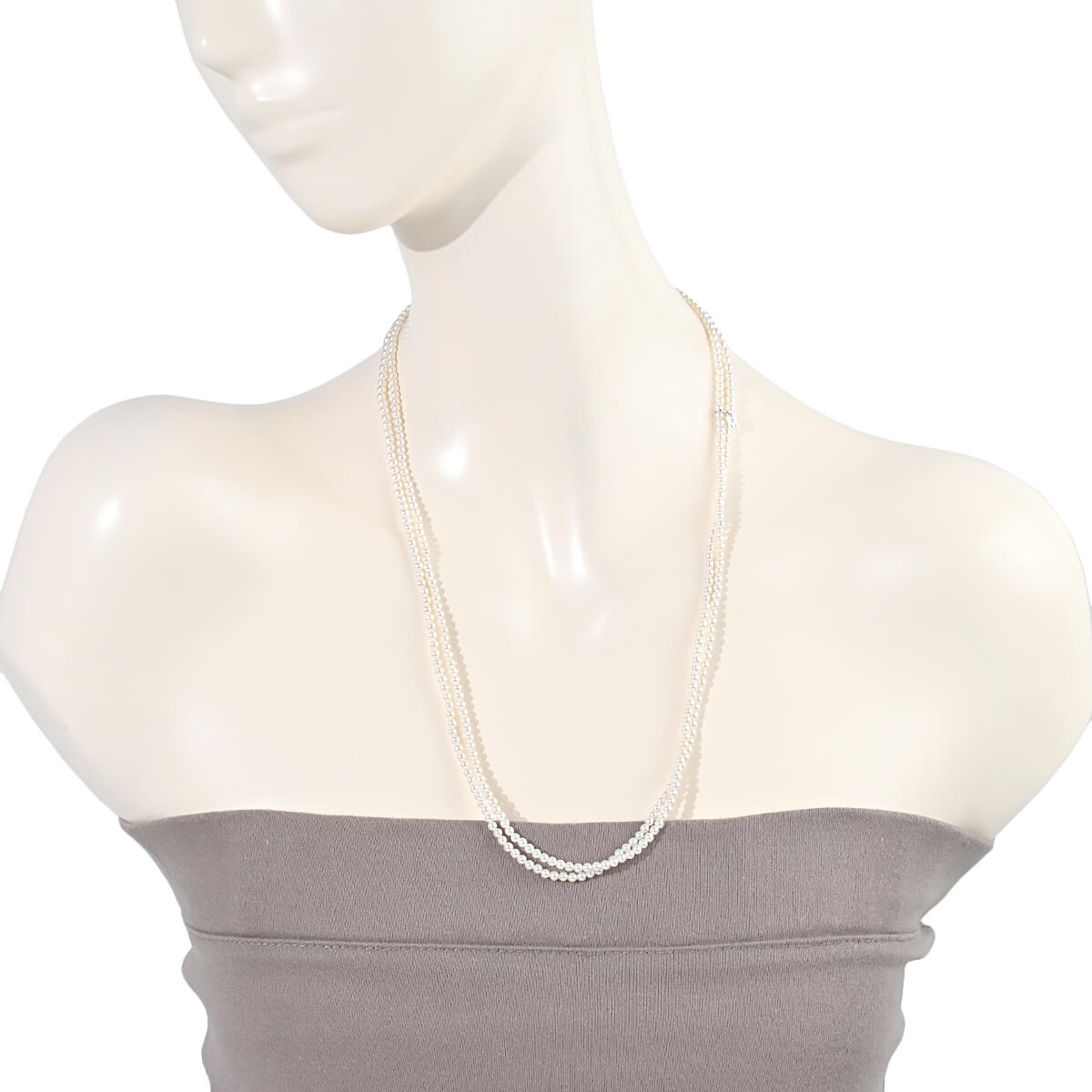 ミキモト MIKIMOTO ベビーパール ロングネックレス 中古 レディース