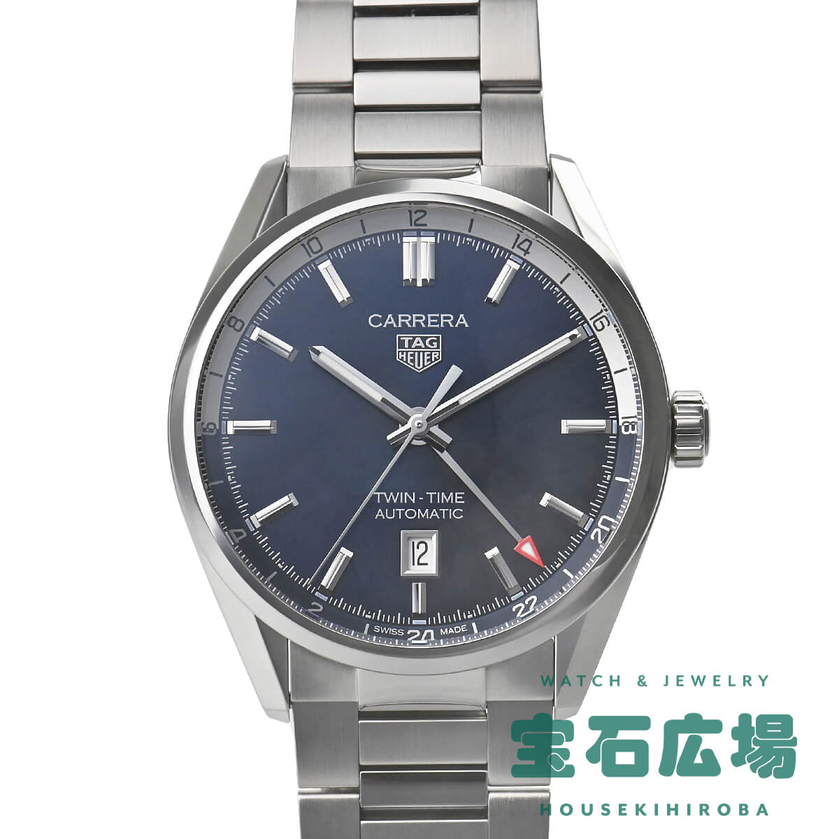 タグ・ホイヤー TAG Heuer カレラキャリバー7 ツインタイム WBN201A.BA0640 中古 メンズ 腕時計