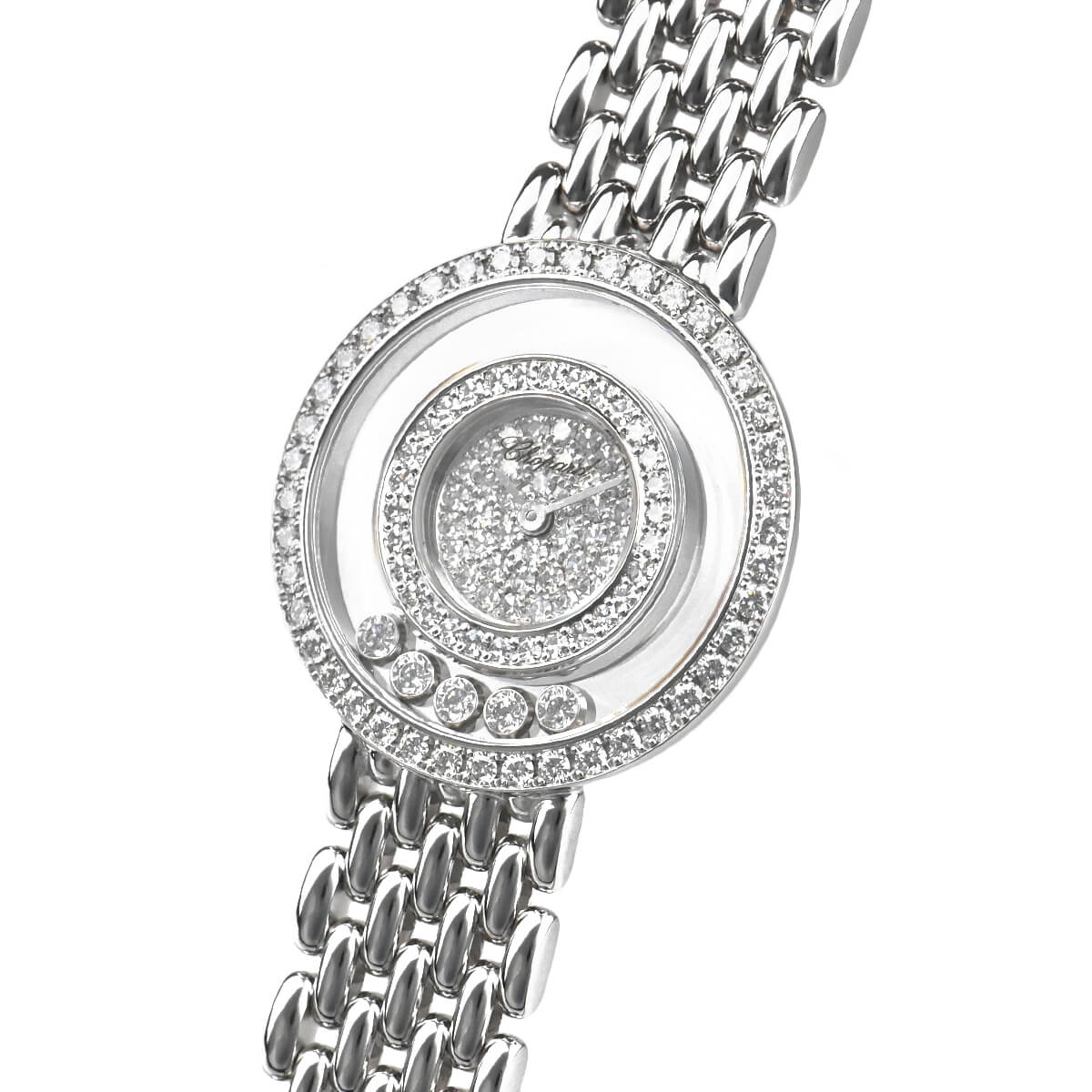 彩 中古 ショパール Chopard ハッピー ダイヤモンド 209429-1105