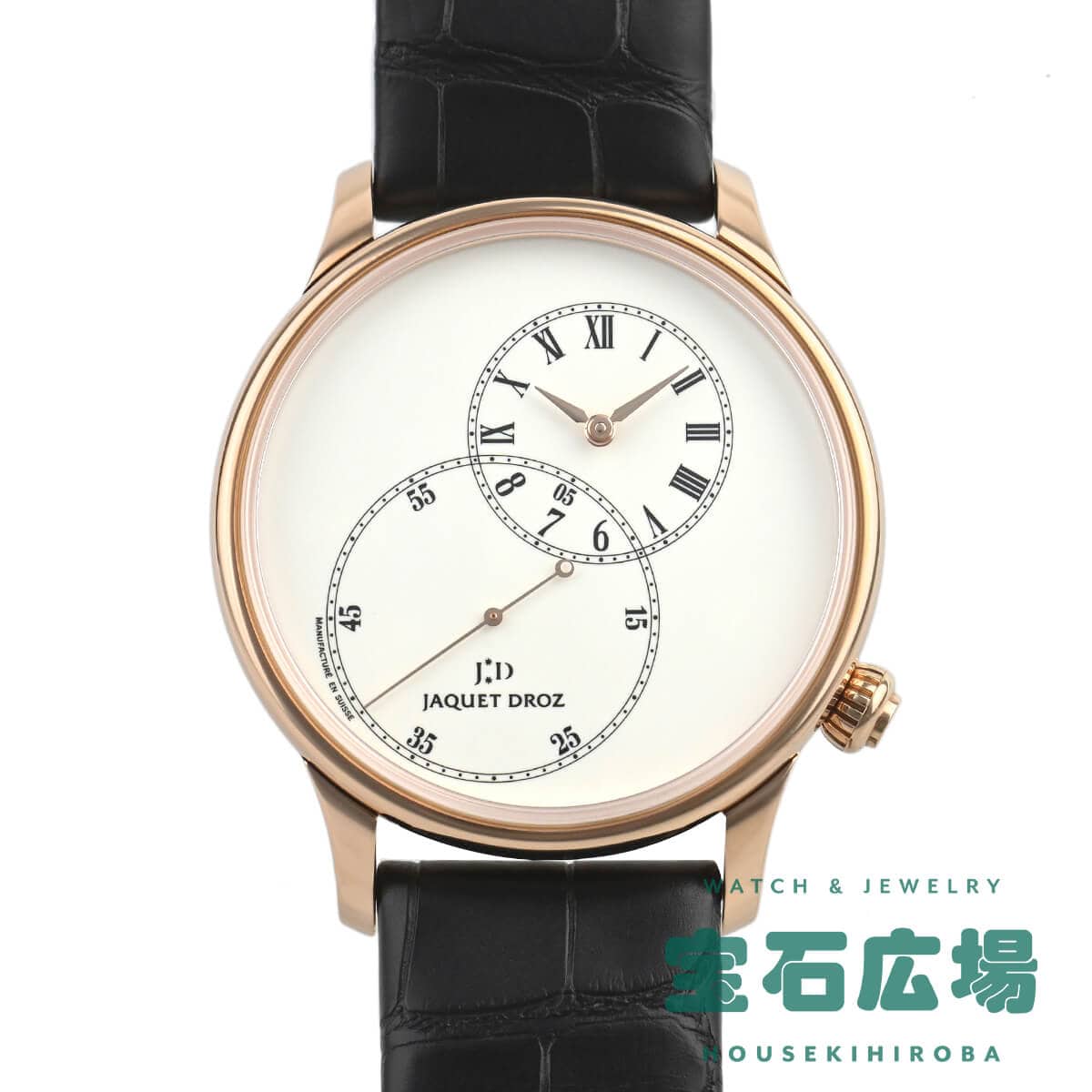 ジャケ ドロー JAQUET DROZ グランセコンド オフセンター アイボリー エナメル J006033200 中古 未使用品 メンズ 腕 ...