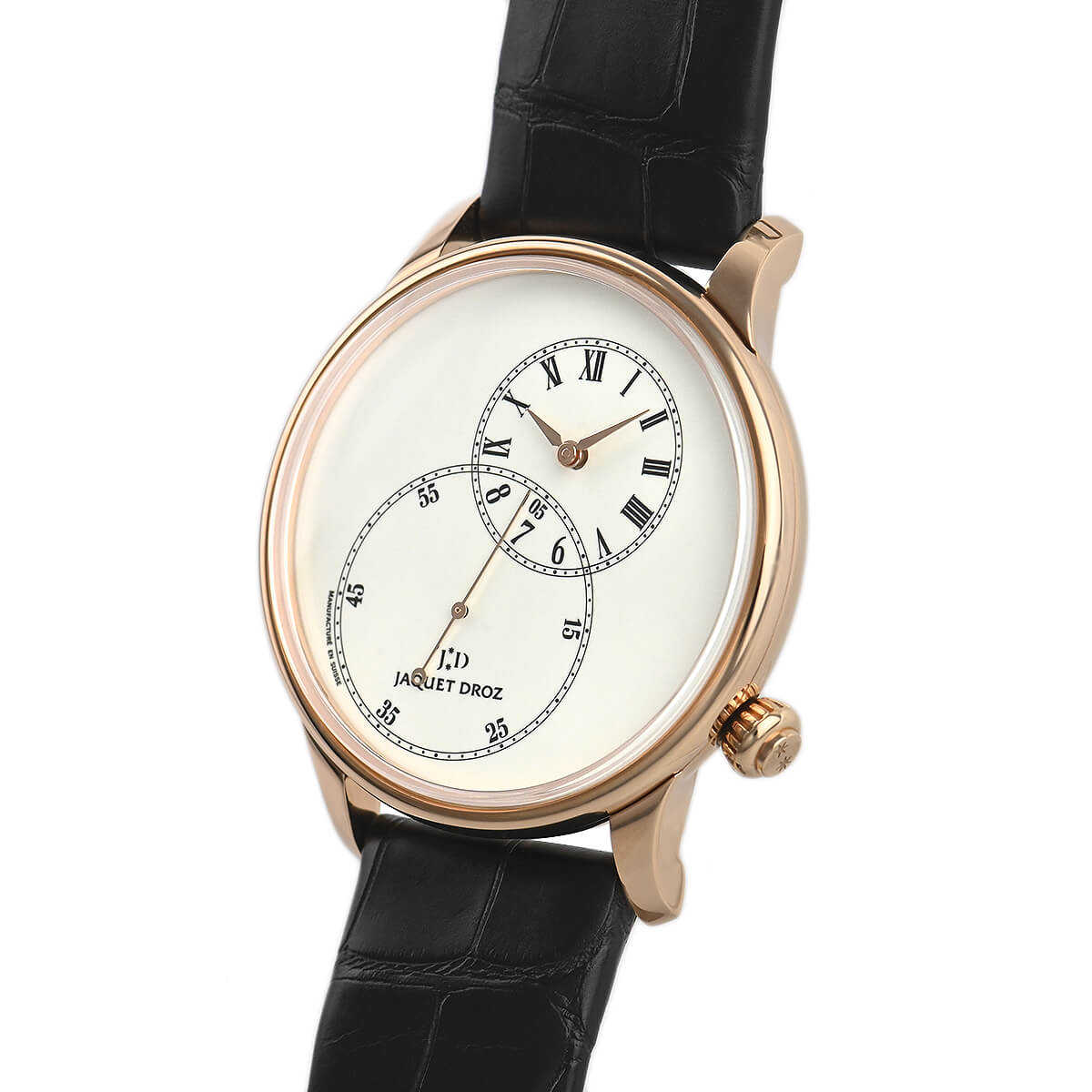 ジャケ ドロー JAQUET DROZ グランセコンド オフセンター アイボリー エナメル J006033200 中古 未使用品 メンズ 腕 ...