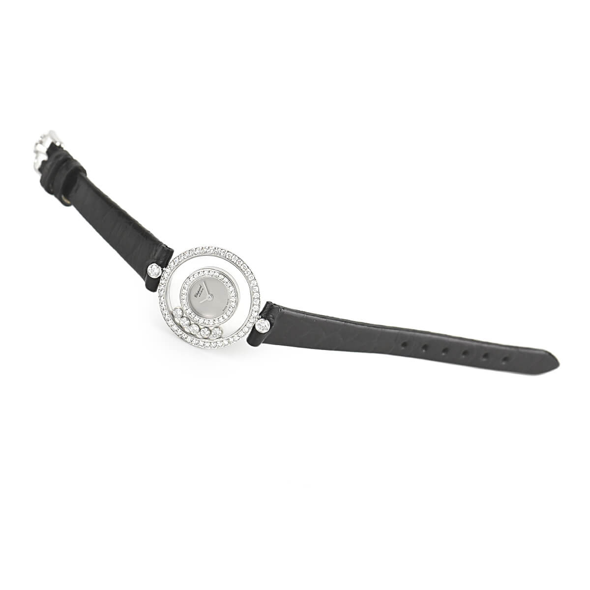 中古 ショパール Chopard 20/3957 シルバー /ダイヤモンド レディース 腕時計 中古】CHOPARD HAPPY DIAMOND ショパール ハッピーダイヤモンド 20