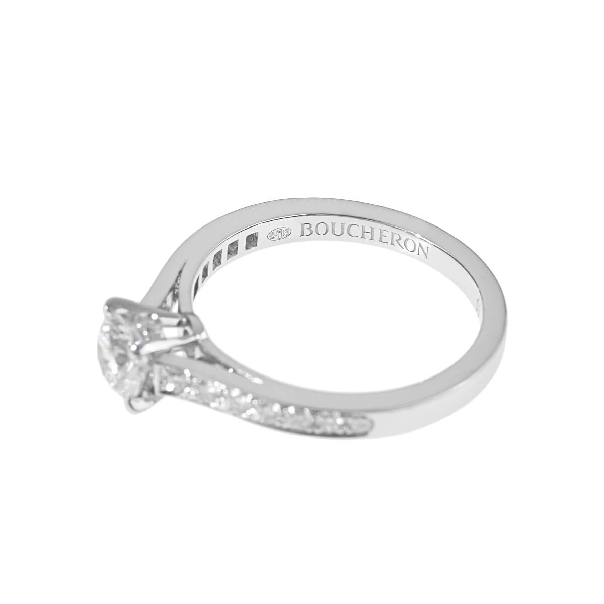 ブシュロン BOUCHERON ビーラブド ソリテール 1Pダイヤ・ダイヤ リング