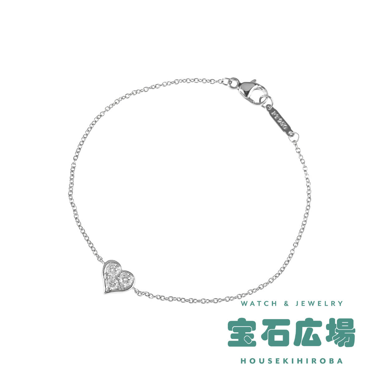 ティファニー TIFFANY＆Co. センチメンタルハート 3Pダイヤ ブレスレット（S） 中古 レディース ジュエリー