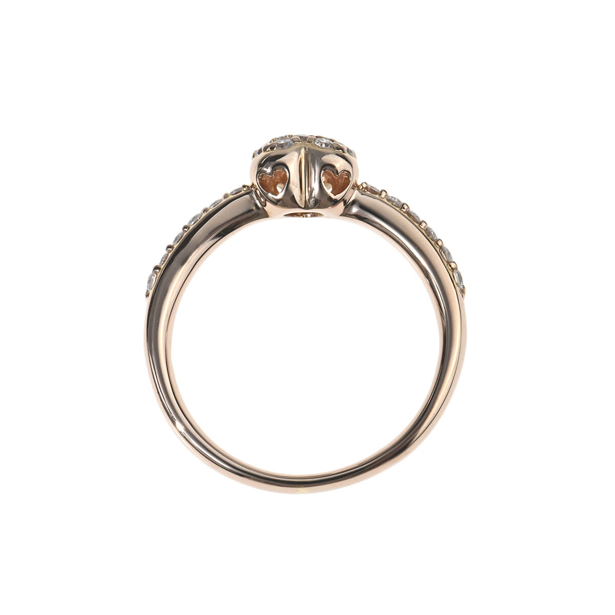 ポンテヴェキオ Ponte Vecchio ハートパヴェ リング こみにこ】Ponte