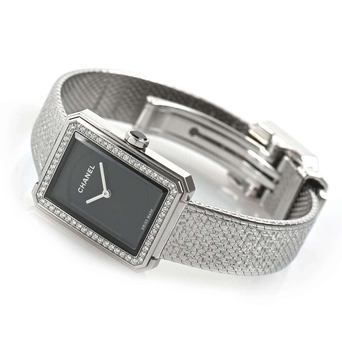 シャネル CHANEL ボーイフレンド ツイード H4877 中古 レディース