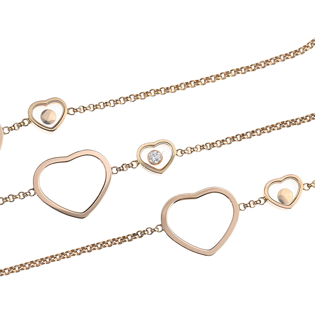 Chopard（ショパール） ハッピーハート ダイヤ ソートワールネックレス
