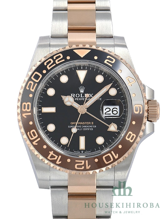 ロレックス ROLEX GMTマスター II 126711CHNR 中古 メンズ 腕時計