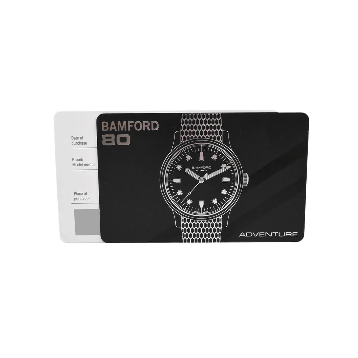 bamford  ※6,000円もお得！！ BAMFORD / バンフォード GMT スチール シルバー イタリアン ブラック