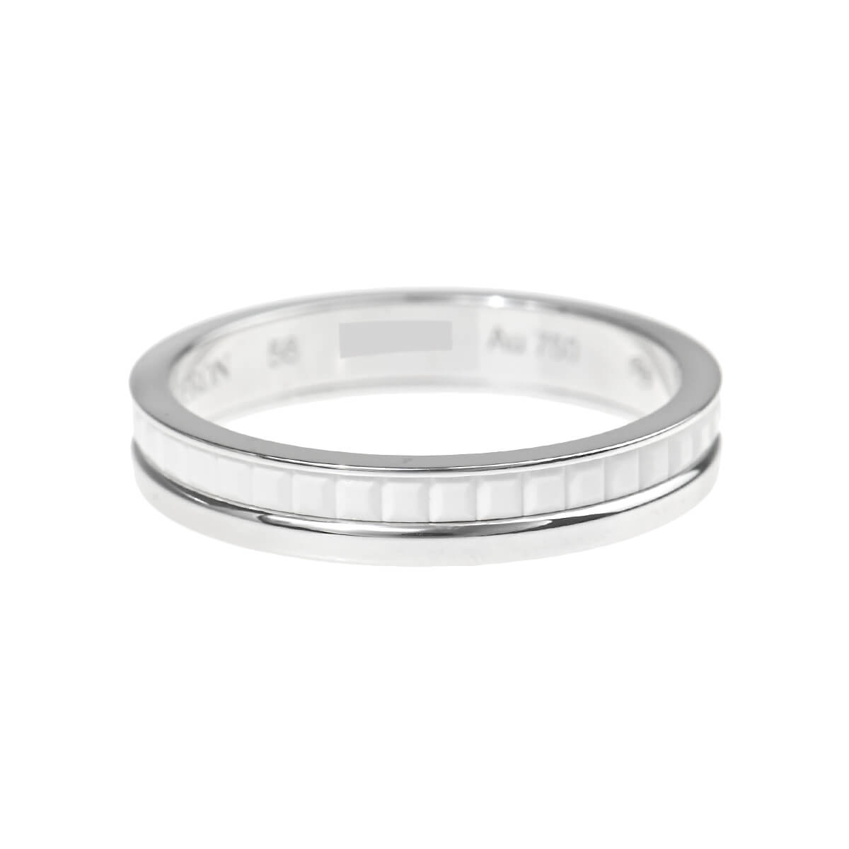 BOUCHERON（ブシュロン） キャトル ダブルホワイト（ハーフ）リング