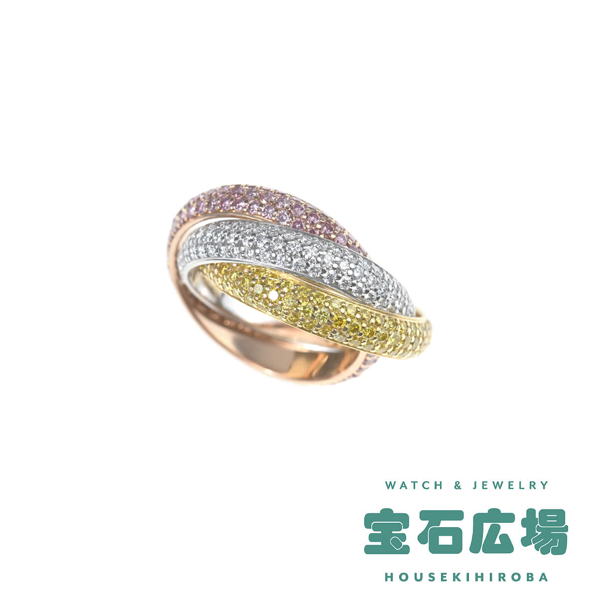 Cartier（カルティエ） トリニティ イエローダイヤ・ピンクダイヤ
