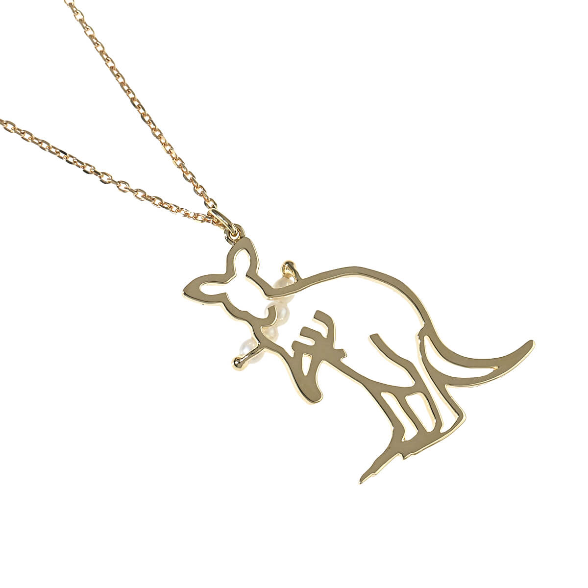 TASAKI k18 プリティ・イン・パールズ カンガルー ネックレス TASAKI（タサキ） プリティ・イン・パールズ カンガルー 4Pパール