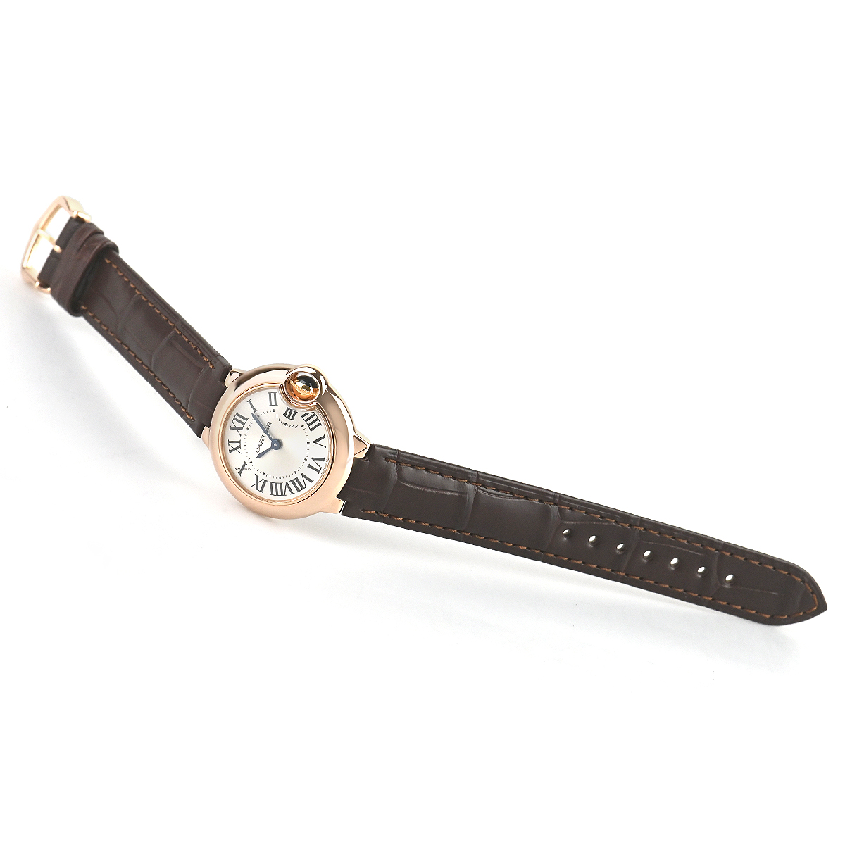 Cartier カルティエ バロン ブルー 28mm W6900256 中古 レディース  