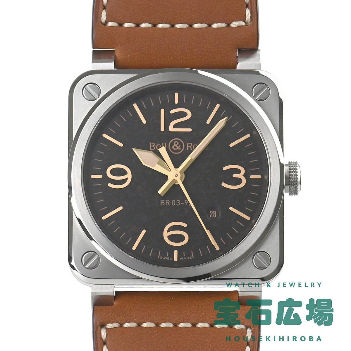 ٥ BELL &amp; ROSS BR 03-92 GOLDEN HERITAGE BR03-92-ST-G-HE/SCA   ӻ