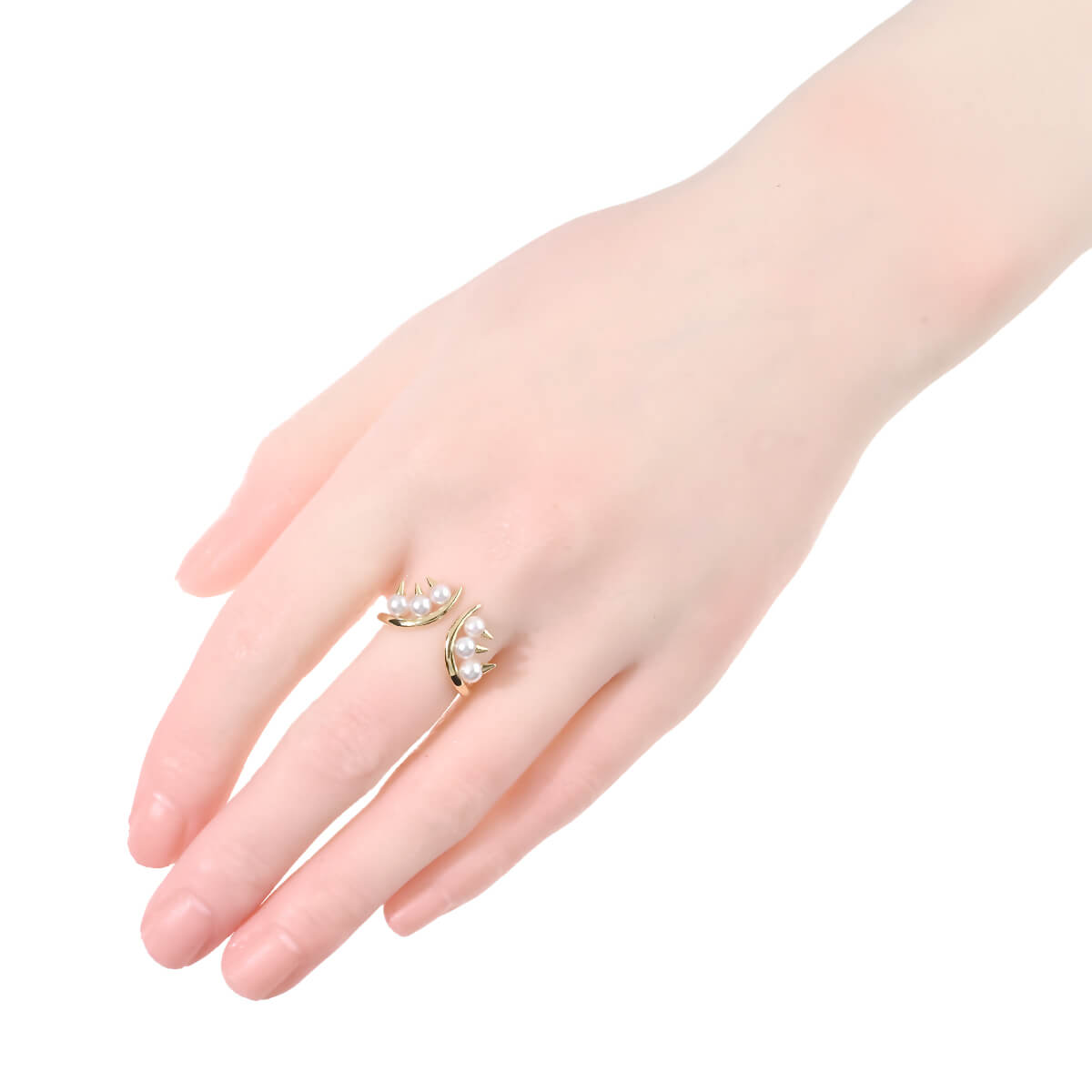 TASAKI（タサキ） デインジャー プラス 6Pパール リング R-4784-18KYG 