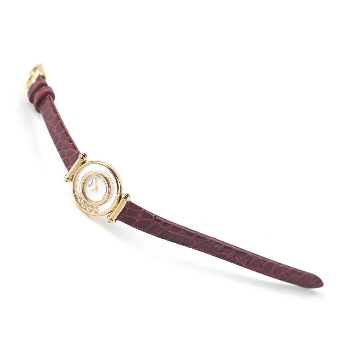 ショパール Chopard 20/5221 ハッピーダイヤモンド K18YG ダイヤベゼル クォーツ レディース _731064 Chopard - ショパール Chopard 20/5221 ハッピーダイヤモンド K18YG