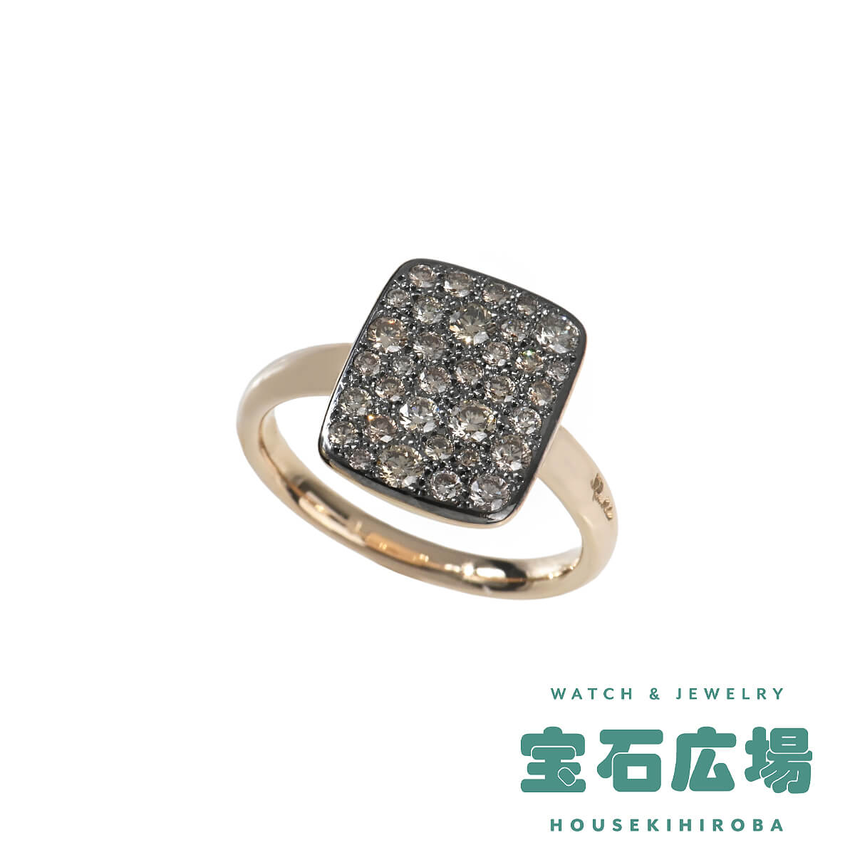 ポメラート Pomellato サッビア(スクエア) パヴェブラウンダイヤ ポメラート Pomellato サッビア(スクエア) パヴェブラウンダイヤ