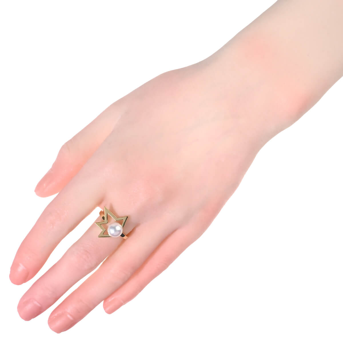 TASAKI（タサキ） コメット プラス 1Pパール リング R-4831-18KYG 中古 