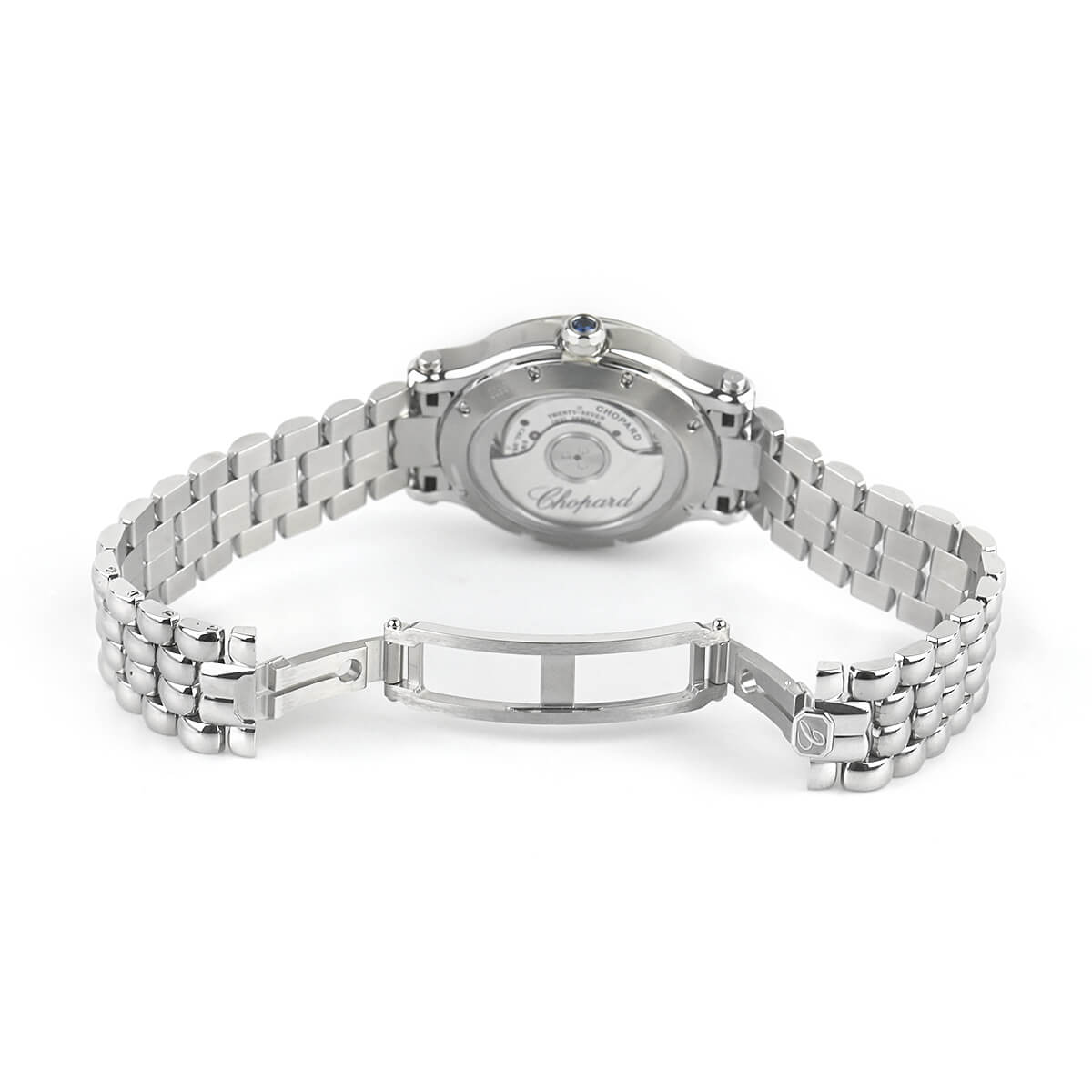 美品 ショパール ハッピースポーツ スターダイアモンド レディース Chopard】ショパール『ハッピースポーツ ムーンスター 3Pダイヤ』27