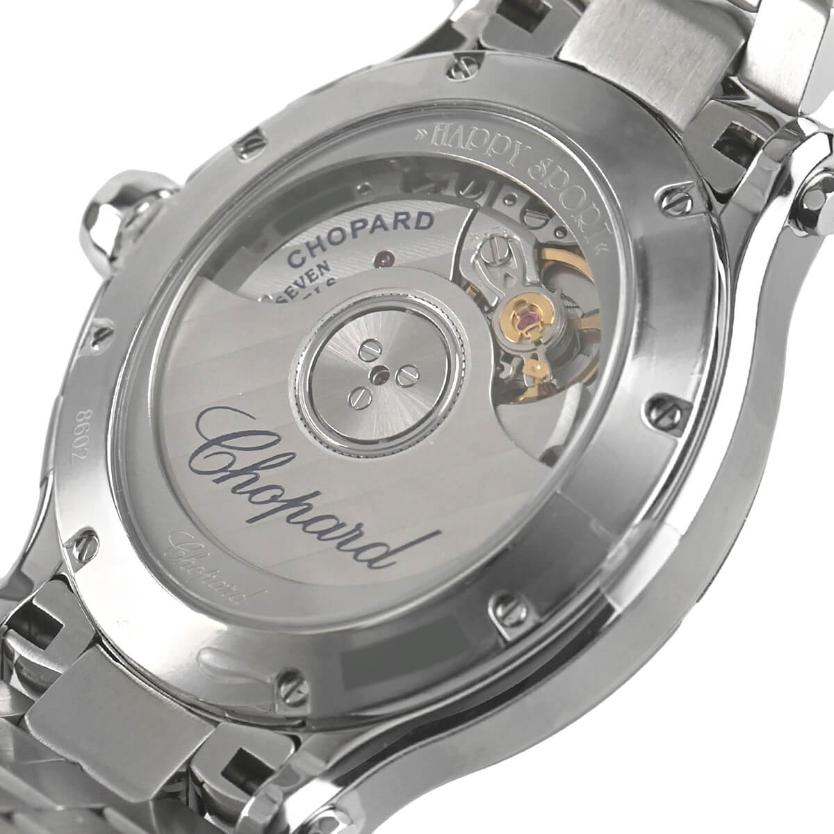 ショパール ハッピースポーツ 腕時計 時計 ステンレススチール 27/8520-21 クオーツ レディース 1年保証 Chopard  中古 ショパール ハッピースポーツ 腕時計 時計 ショパール ステンレス