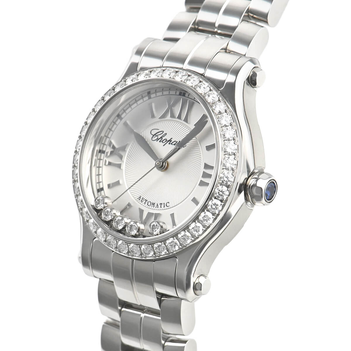 Chopard ショパール CHOPARD ハッピースポーツ 30mm オートマティック 278573-3004 中古 未使用品 レディース ...