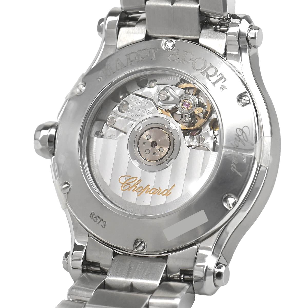 Chopard（ショパール） ハッピースポーツ オートマティック 278573-3009 中古 未使用品 レディース 腕時計 : 宝石広場 ...