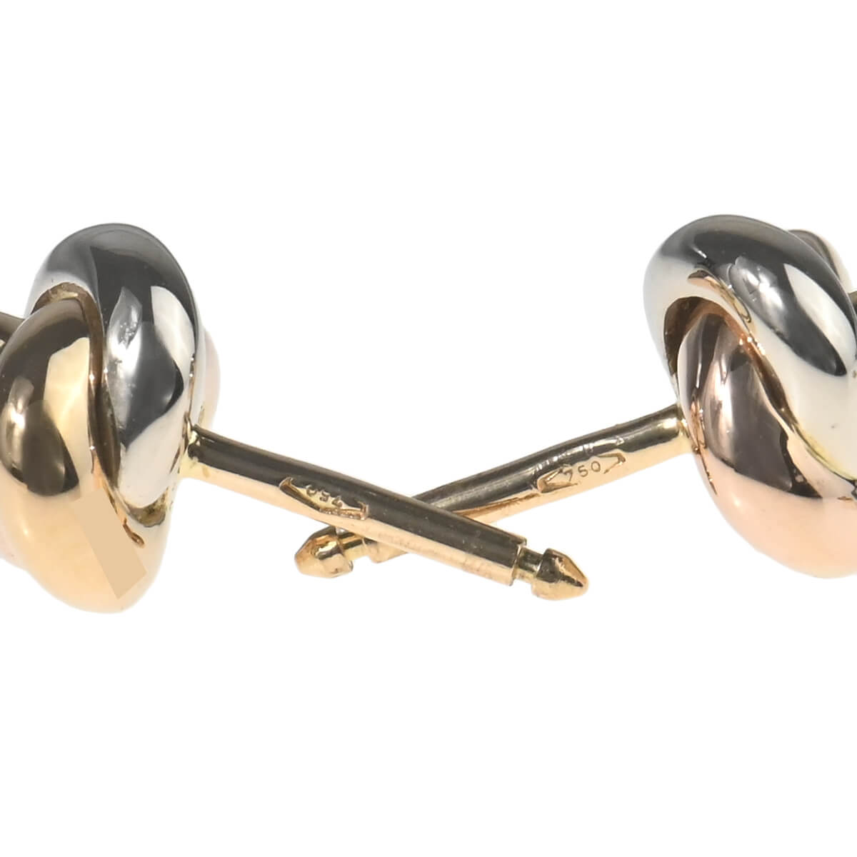 Cartier（カルティエ） ベビートリニティ 1Pダイヤ ピアス B8027100 