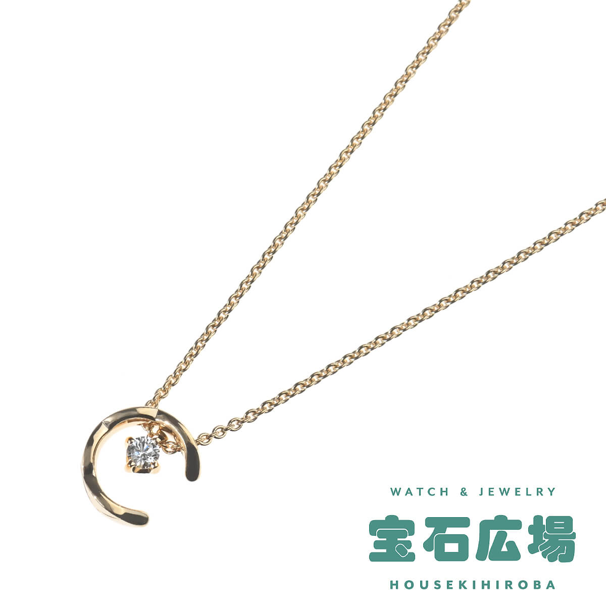 シャネル CHANEL ココクラッシュ 1Pダイヤ ペンダントネックレス J12103 中古 ユニセックス ジュエリー